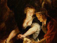 GG 87  GG 87, Peter Paul Rubens (1577-1640), Judith mit dem Haupt des Holofernes, Eichenholz, 120 X 111 cm : Rubens